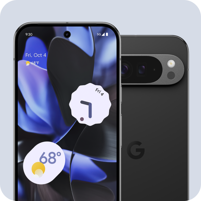 The Google Pixel 9 Pro phone.