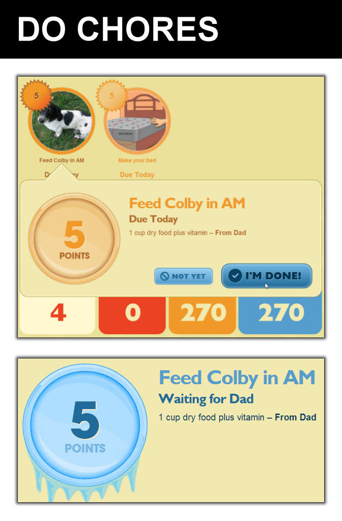 Do Chores and Mark Completed in ChoreMonster