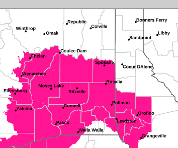 Spokane Watches, Warnings & Advisories