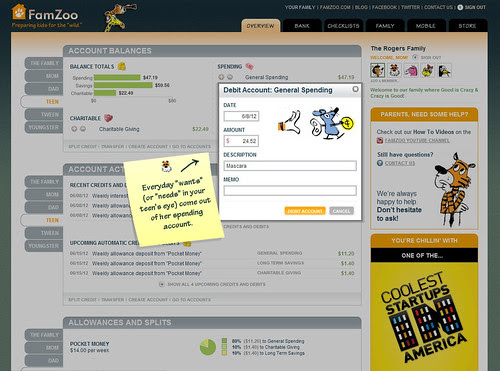 "Wants" Come Out of Spending Account