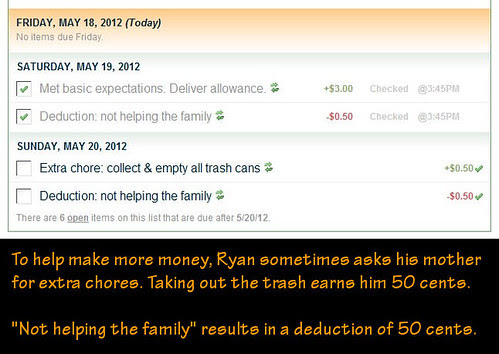 Add Extra Chore Opportunities and Deductions