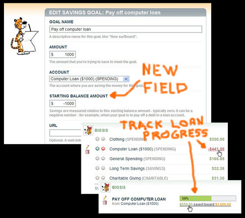 Get-Out-Of-Debt Savings Goal