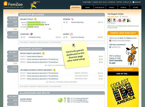 Parent Overview After Setup
