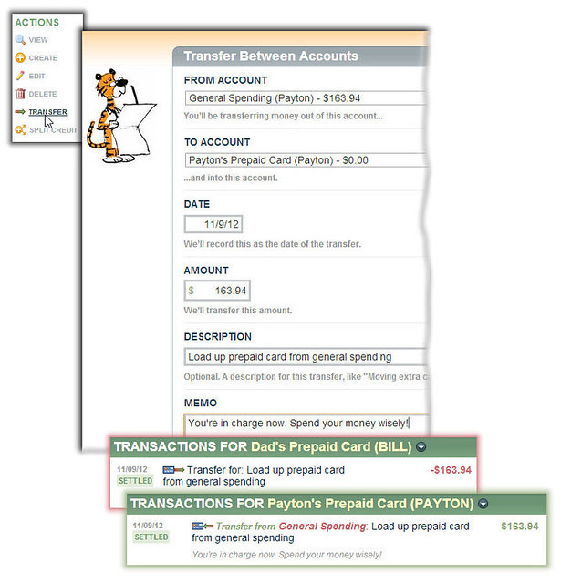 Roll Over Virtual Account To Prepaid Via Transfer Action