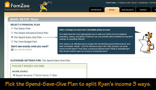 Pick the Spend-Save-Give Plan