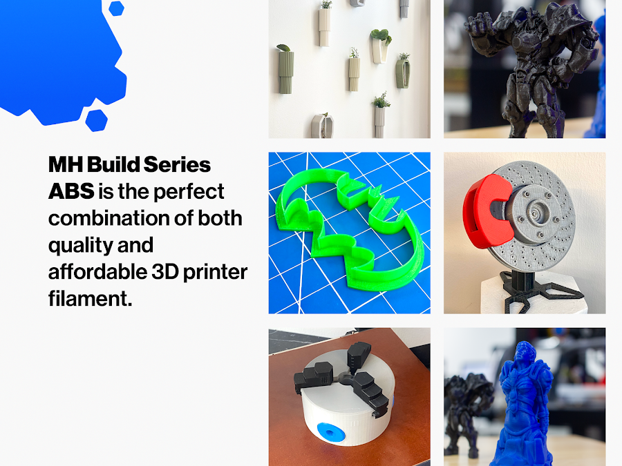 Yellow MH Build Series ABS Filament - 2.85mm (1kg)