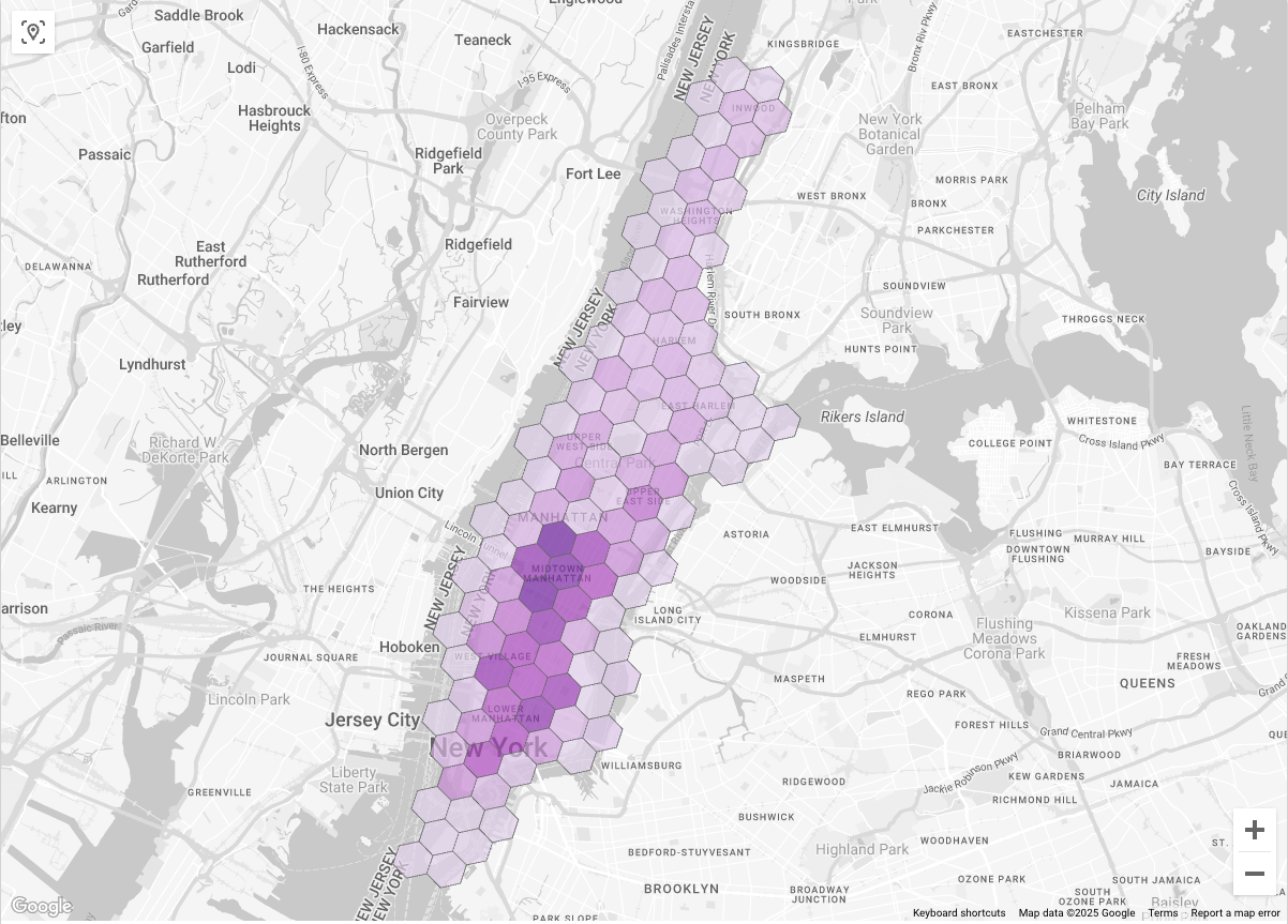 Restaurant density